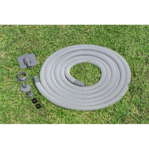 Mainstays 35 ft. Pool Cleaning Hose with Adaptors - Image 2