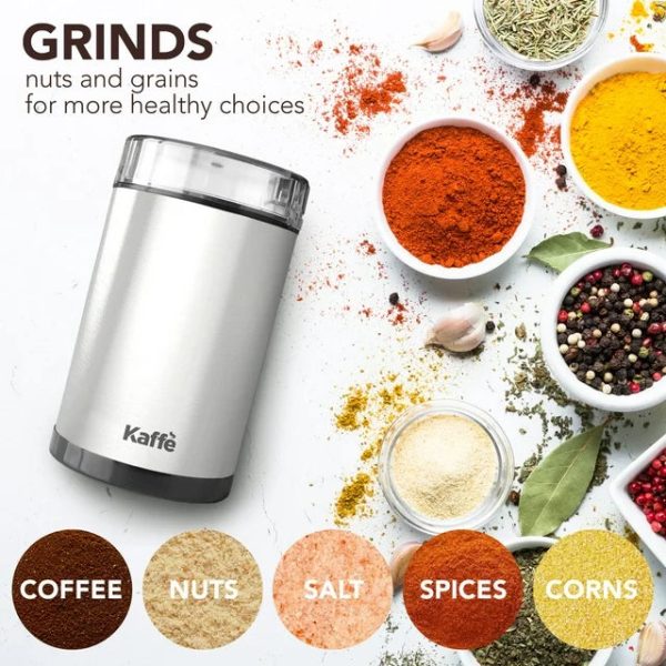 14Cup Electric Coffee Grinder, Stainless Steel - Image 2