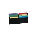 Rubbermaid 96060ROS Optimizers Six-Pocket Organizer, Black