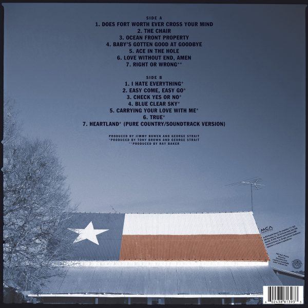 George Strait - #1's Vol. 1, Blue Vinyl - Image 2