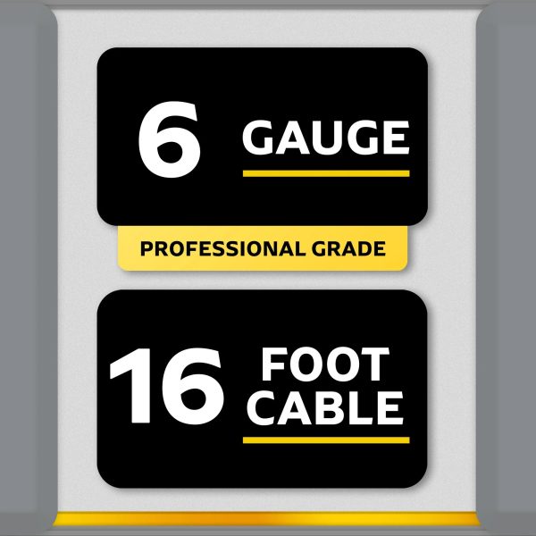 EverStart Maxx 16-Foot 6-Gauge Heavy Duty Booster Cables with Smart Protector - Image 3