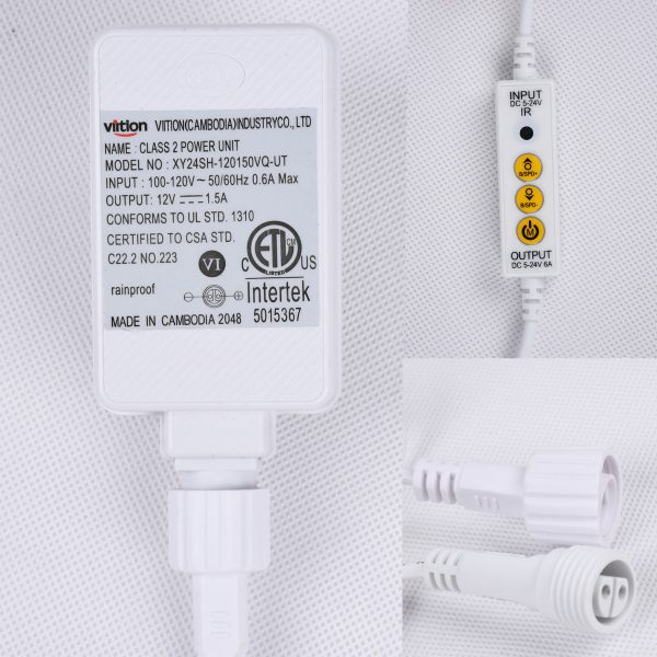 Auto Drive Electric 120 Volts 16 feet Color Changing Flexible LED Tape Light with Remote - Image 4